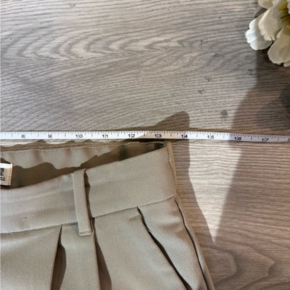 Abercrombie & Fitch Sloane Tailored Tan Wide-Leg Pants - Picture 10 of 16